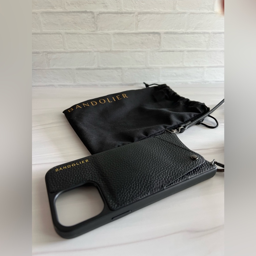 Bandolier Emma Pebble Leather Crossbody iPhone 13 Pro Max